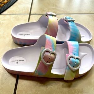 SCL tye die sandals size 8